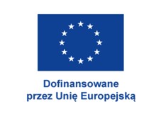 Flaga Unii Europejskiej. Poniżej podpis: dofinansowane przez Unię Europejską